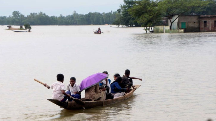 সিলেটে চতুর্থ দফায় বন্যার শঙ্কা 